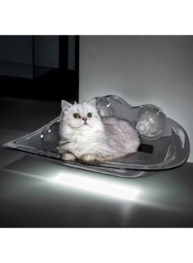 Coffee Color Detachable Transparent Cat Window Perch Modular Structure Suction Cup Installation Durable Polypropylene - Image 4